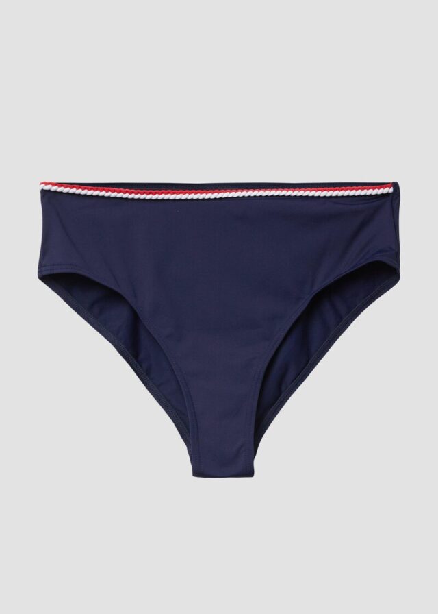 Mix and Match Bikinihose mit Kontrast-Detail
