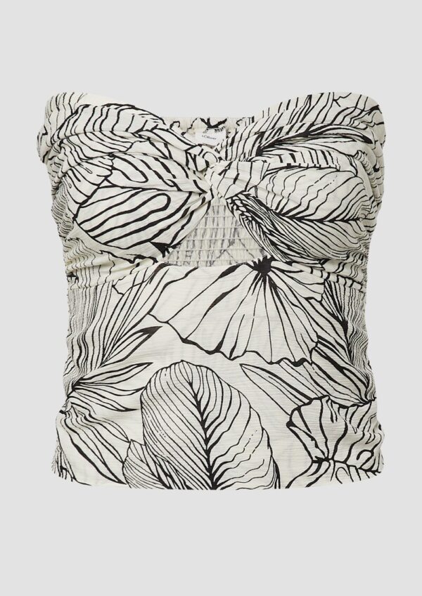 Bandeau-Top mit All-over-Print