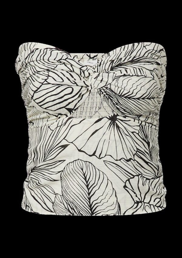 Bandeau-Top mit All-over-Print
