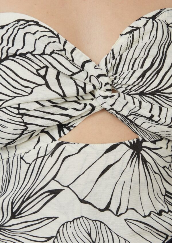 Bandeau-Top mit All-over-Print
