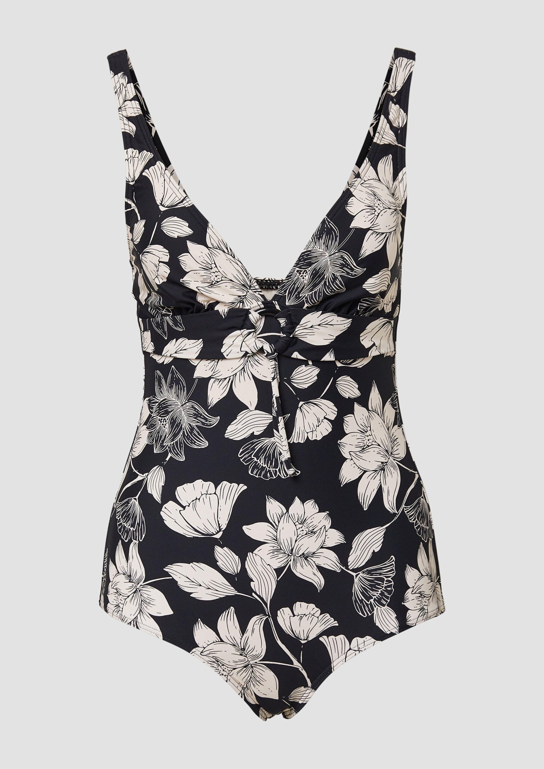 Floral gemusterter Badeanzug