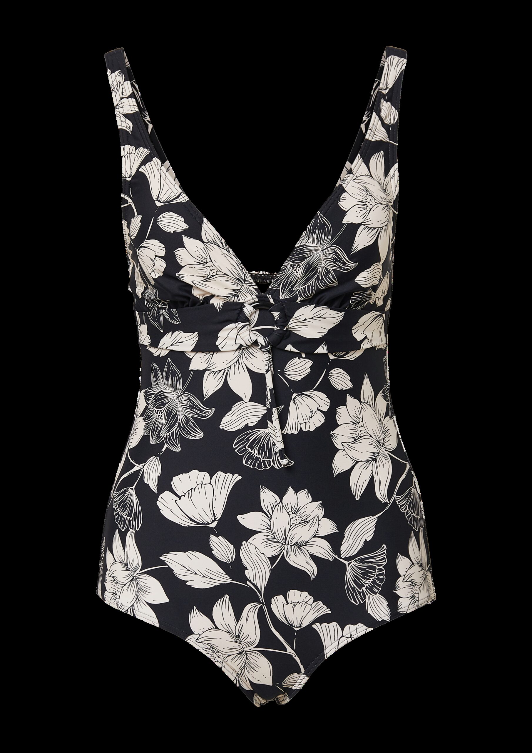 Floral gemusterter Badeanzug