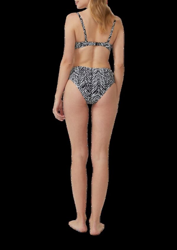 Bandeau-Bikini-Top mit abstraktem Muster Mix & Match