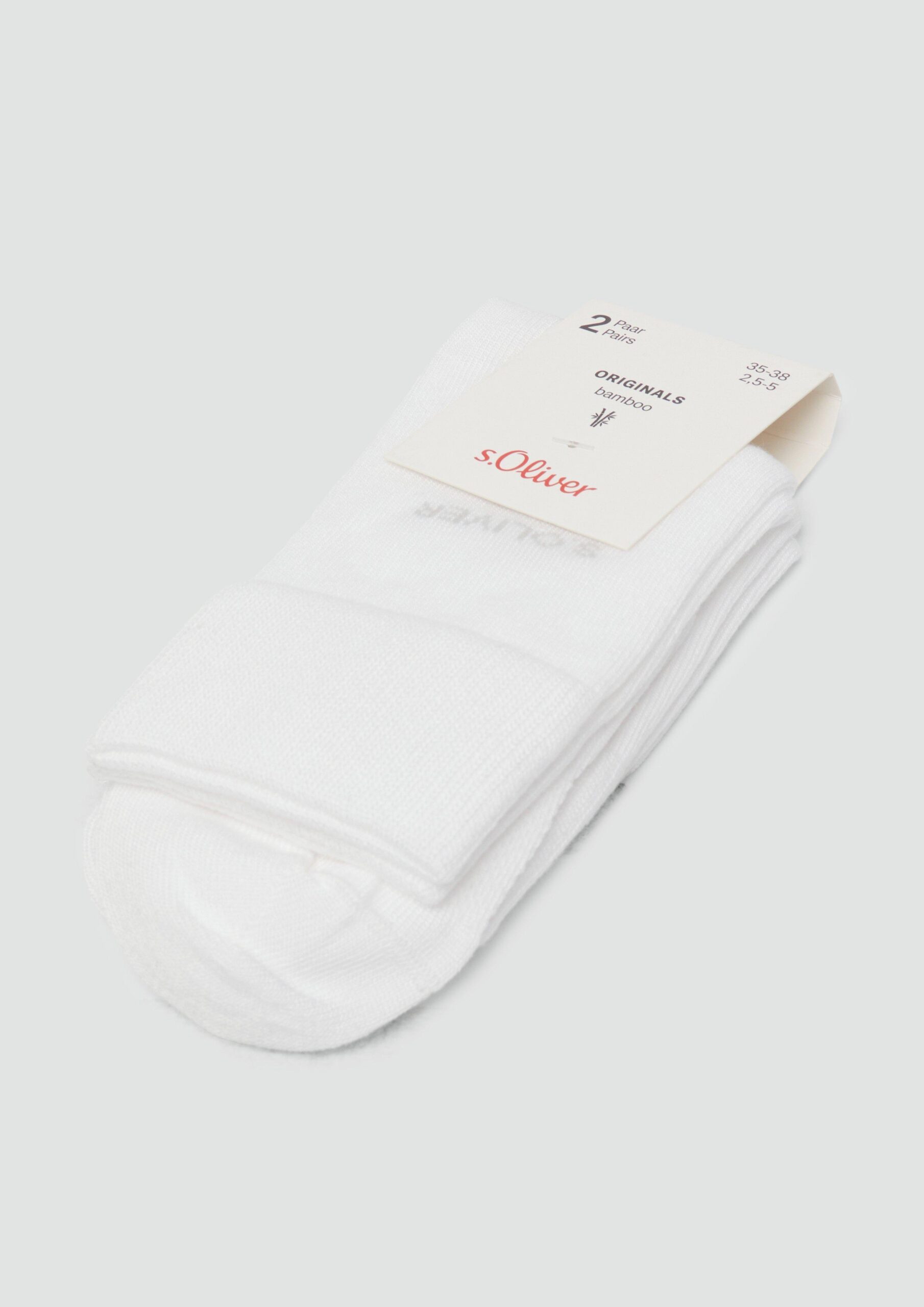 Bambus-Kurzsocken im 2er-Pack