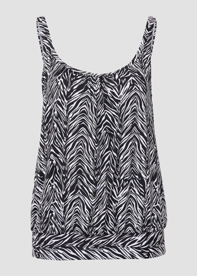 Mix & Match Tankini-Top mit Animal-Muster