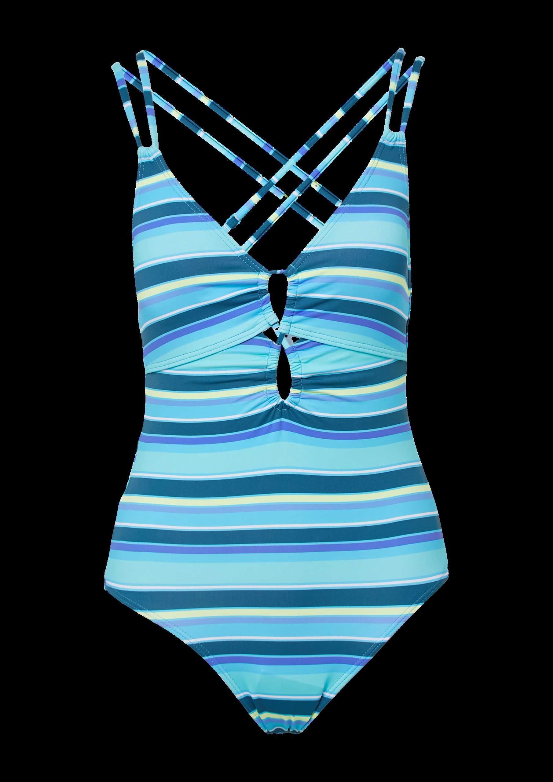 Badeanzug im Streifen-Design