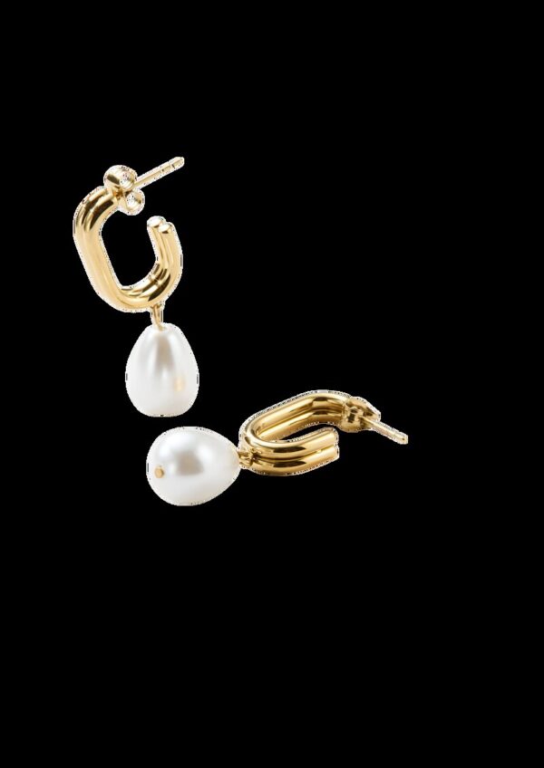 Ohrringe mit Perlen-Detail