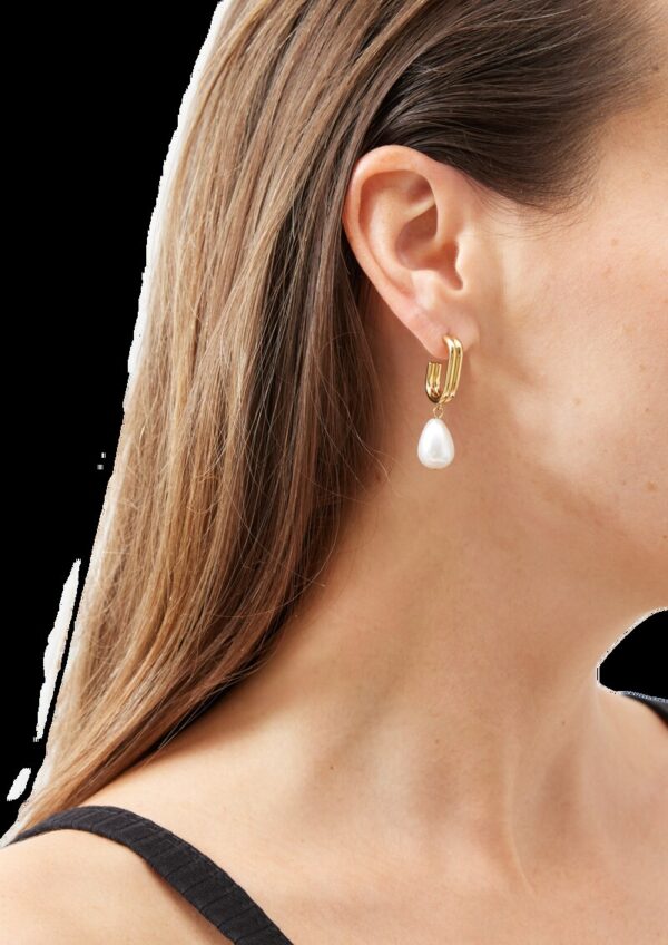 Ohrringe mit Perlen-Detail