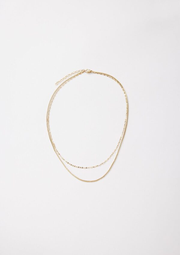 Layering-Armband aus Edelstahl IP Gold