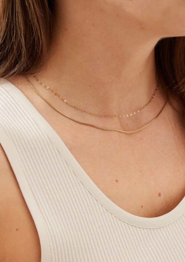 Layering-Armband aus Edelstahl IP Gold