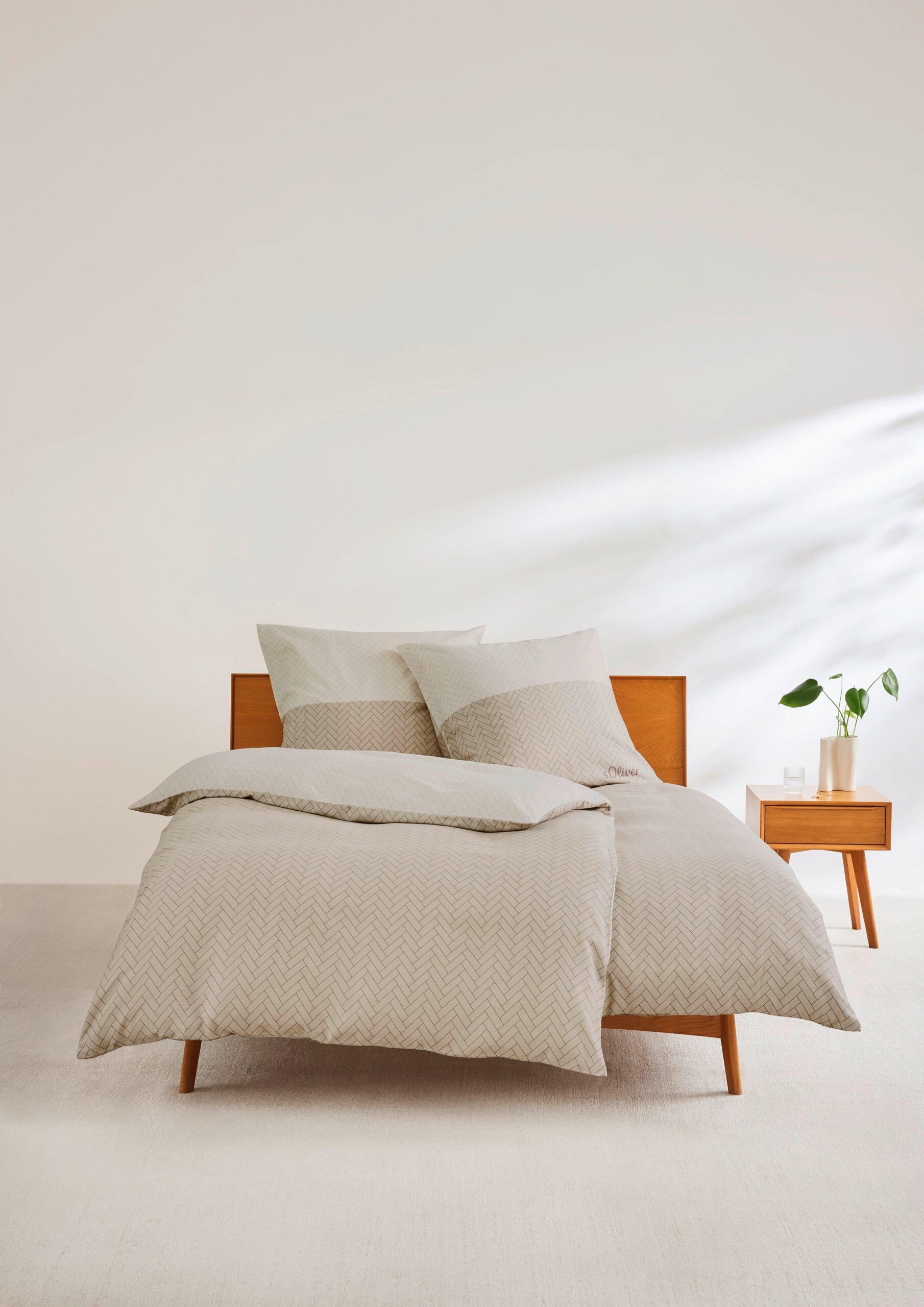 Weiches Bettwäsche-Set aus Satin