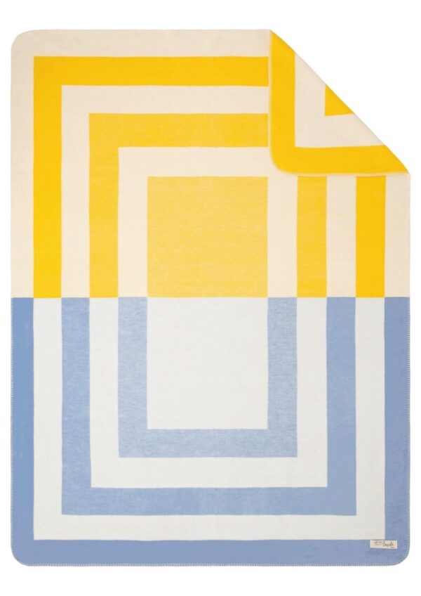 Gemusterte Decke aus Jacquard