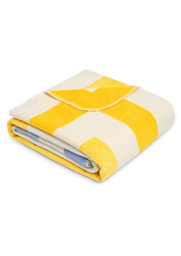 Gemusterte Decke aus Jacquard