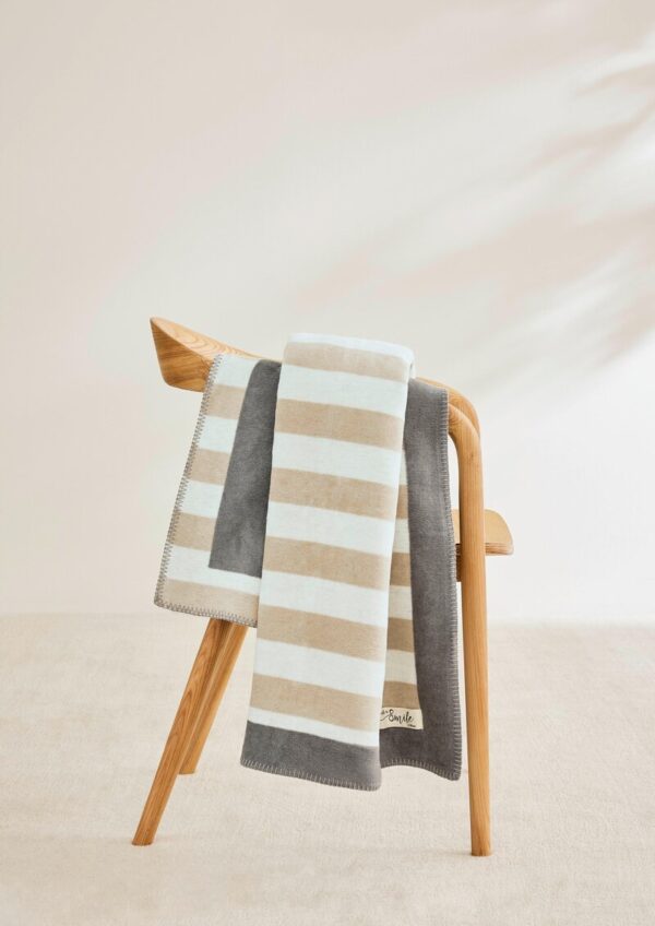 Kuschelige Decke aus Jacquard