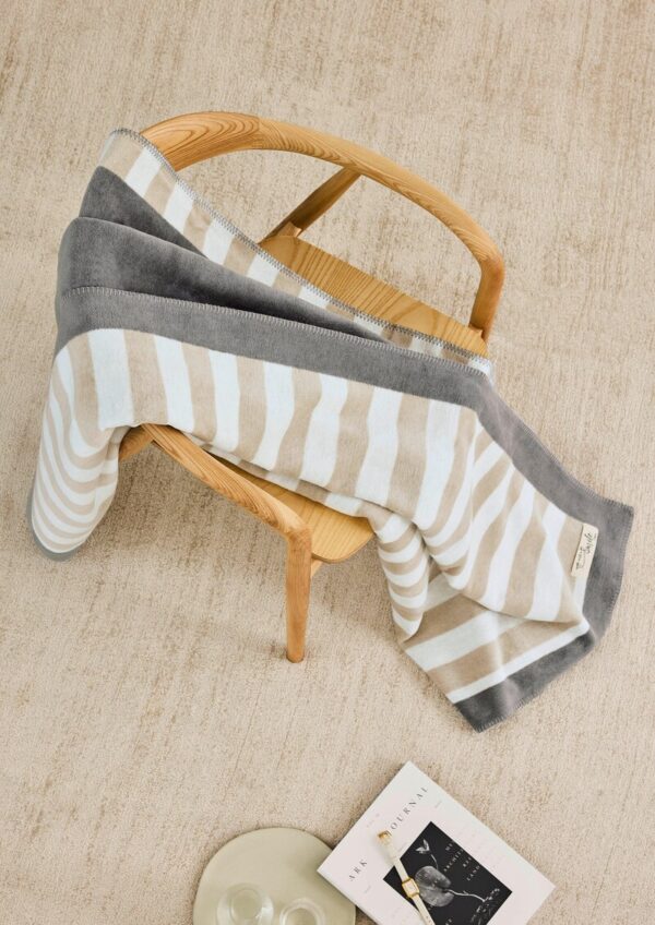 Kuschelige Decke aus Jacquard