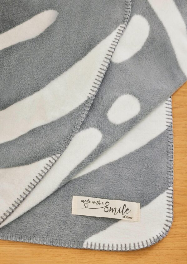 Weiche Decke aus Jacquard