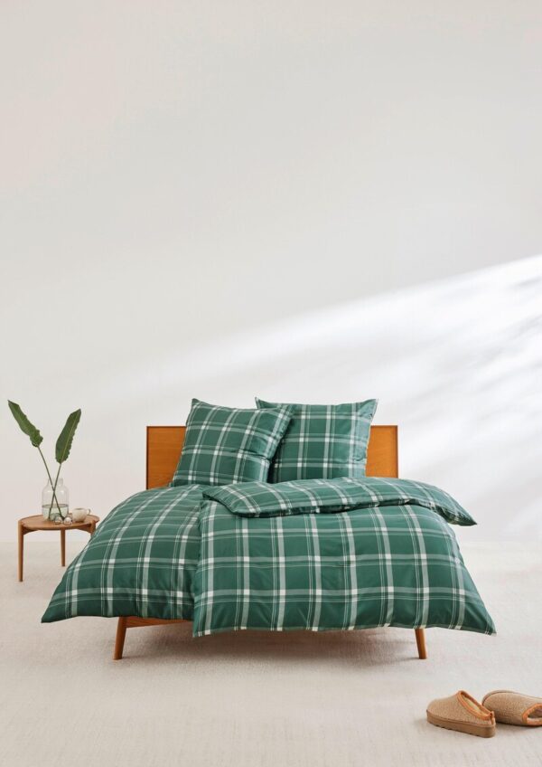 Satin-Bettwäsche im Set