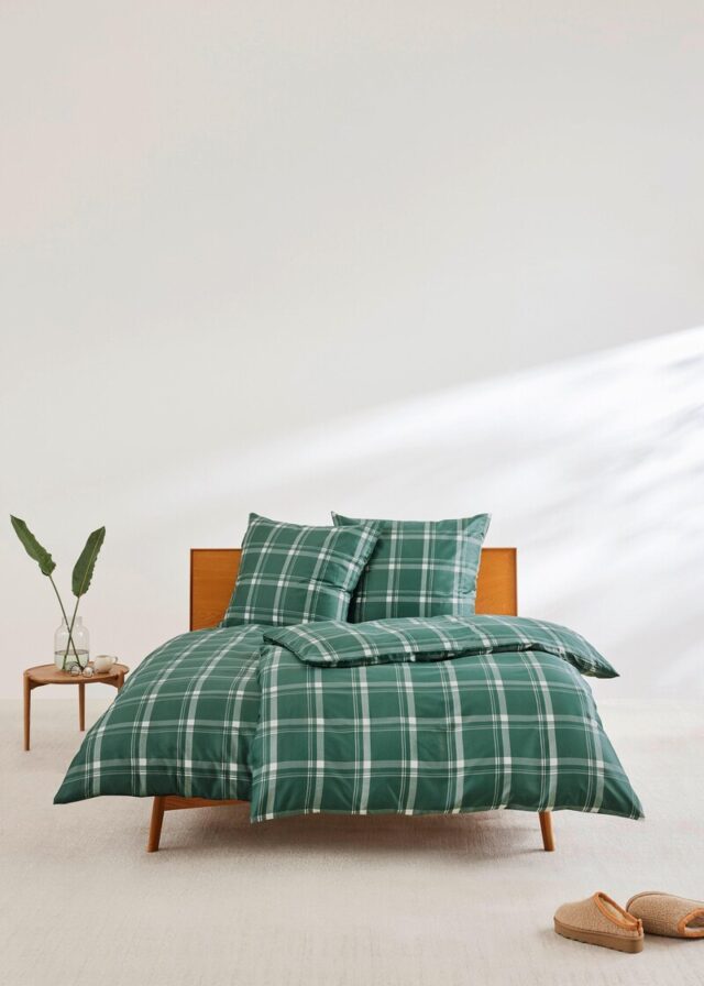 Satin-Bettwäsche im Set