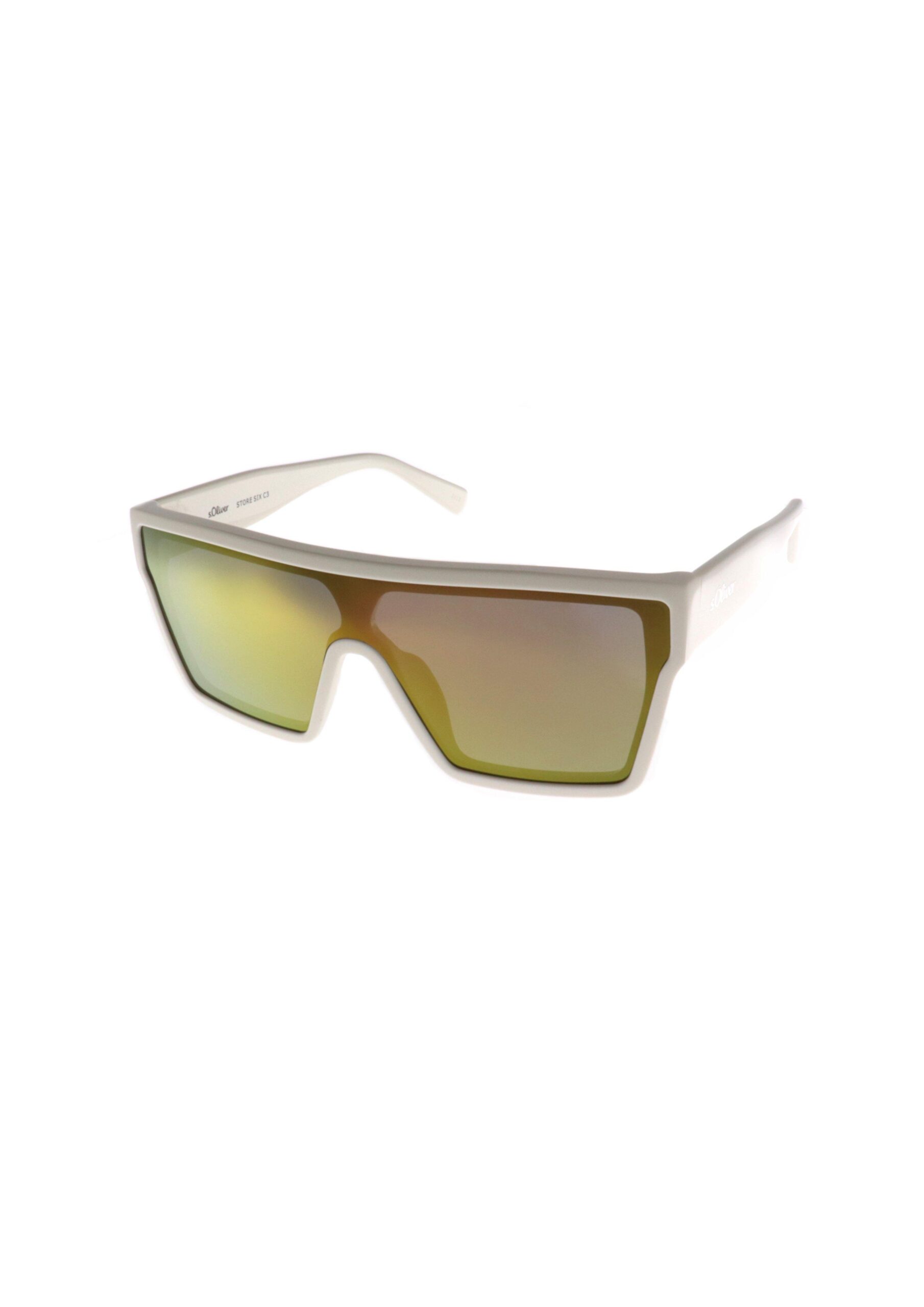 Sonnenbrille mit eckigem Rahmen