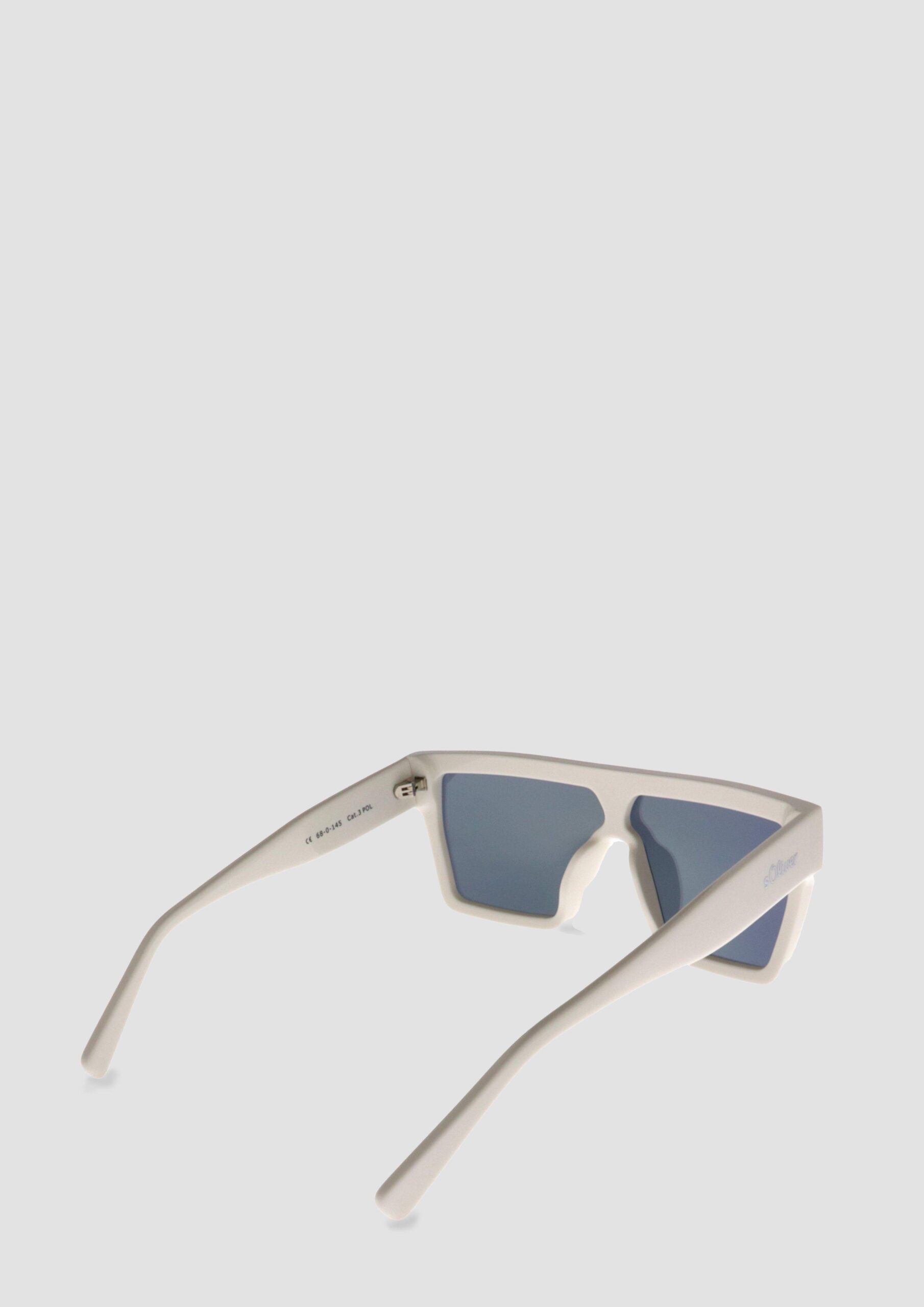 Sonnenbrille mit eckigem Rahmen