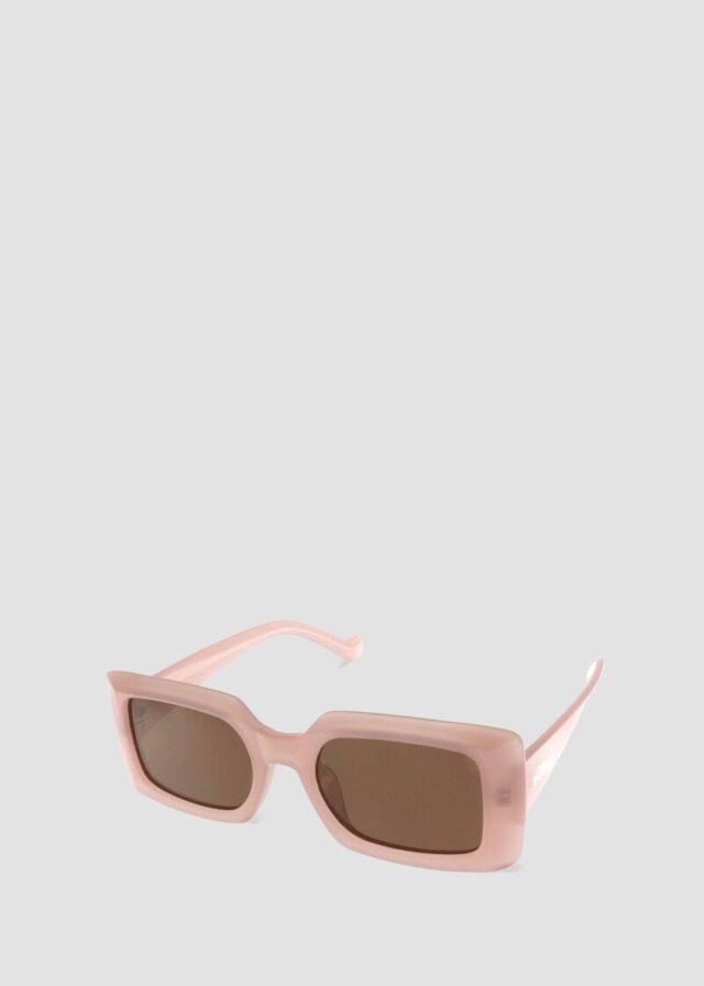 Sonnenbrille mit eckigem Rahmen