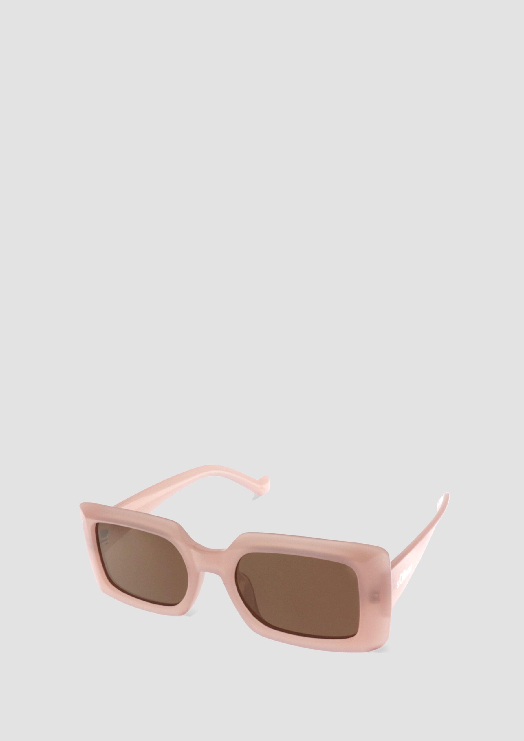 Sonnenbrille mit eckigem Rahmen