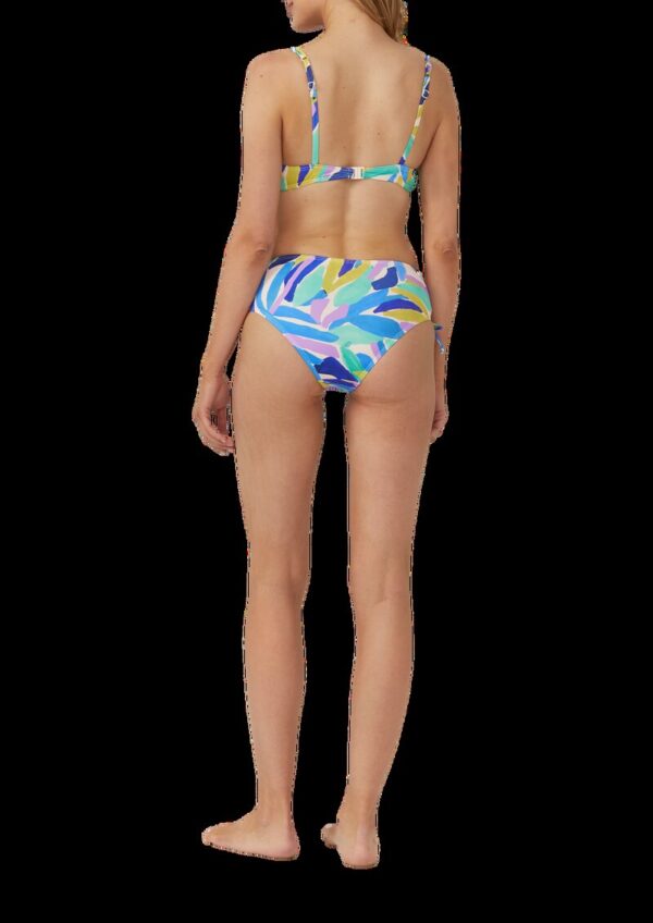 Bikini mit Bügel-Top und abstraktem Muster