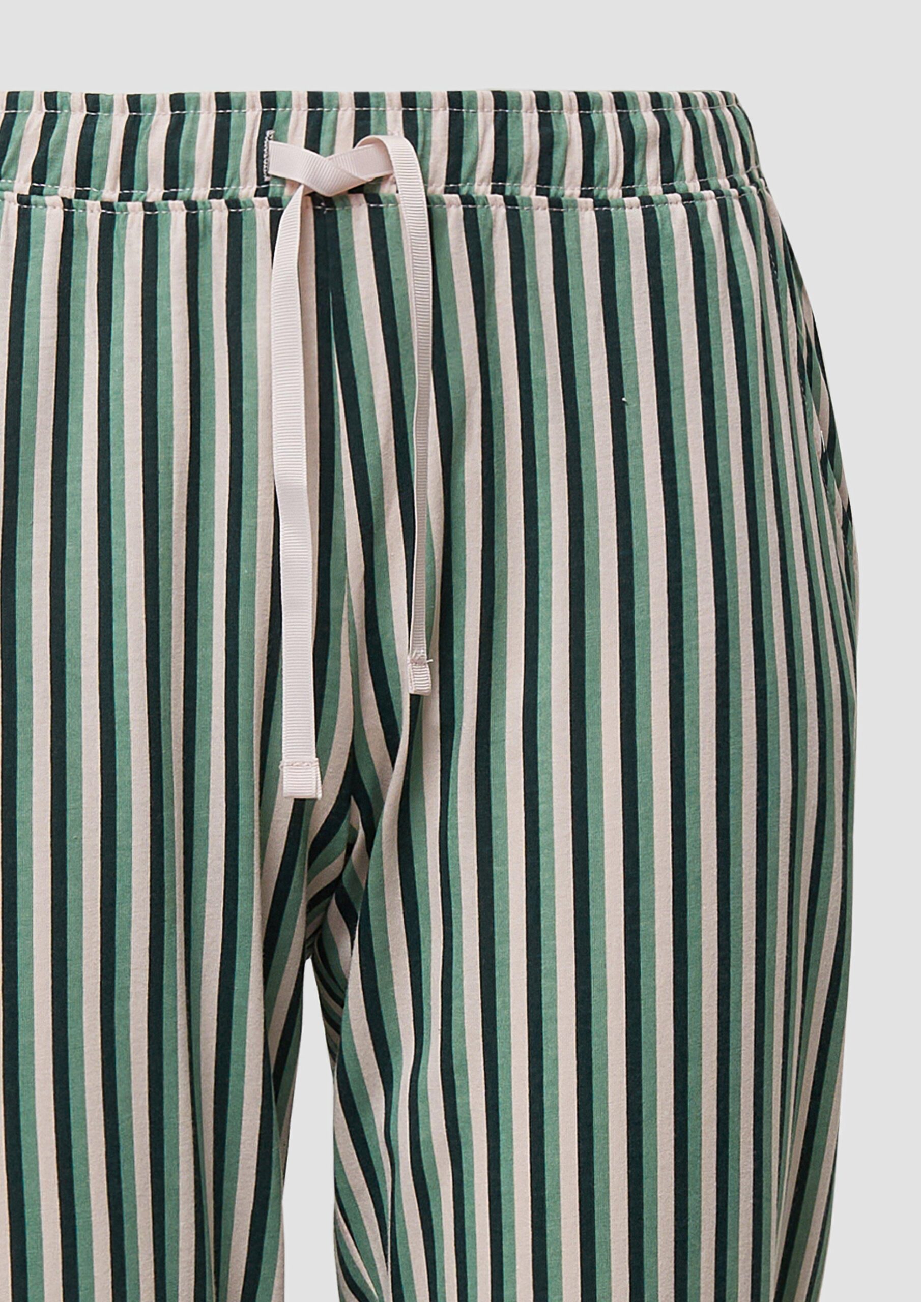 Pyjama-Hose mit floralem-Print und Gummizugbund