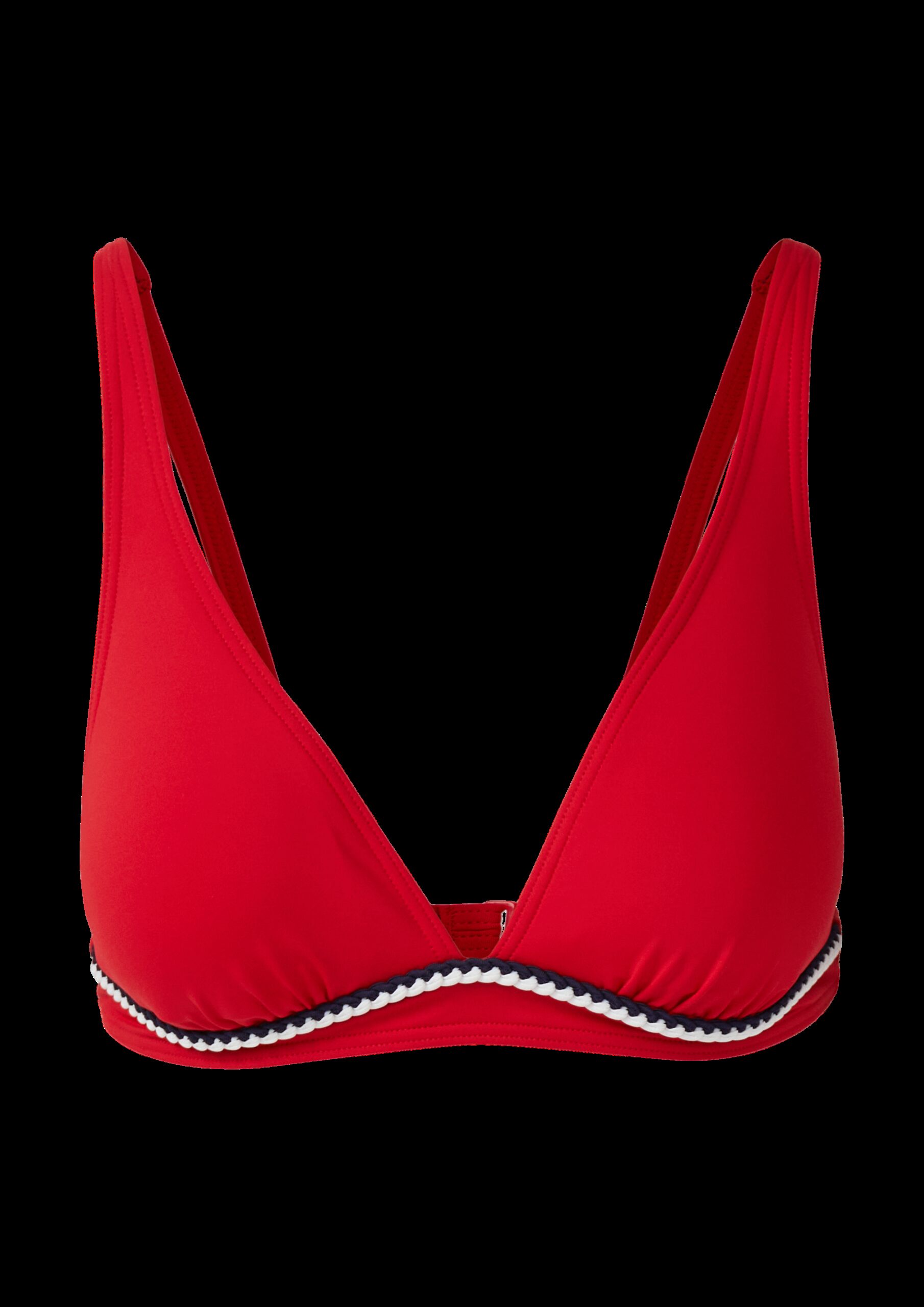 Triangel-Bikini-Top mit Zierborte