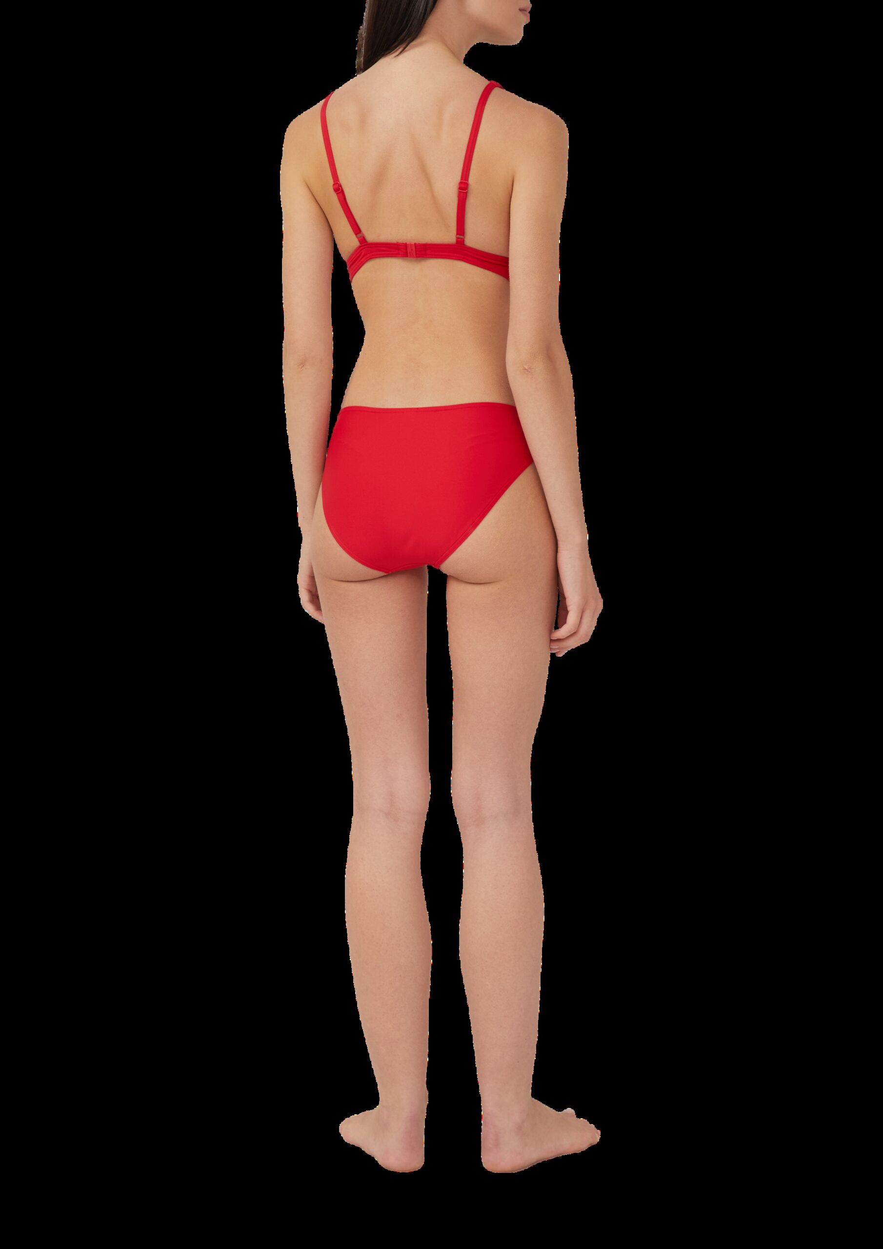 Triangel-Bikini-Top mit Zierborte