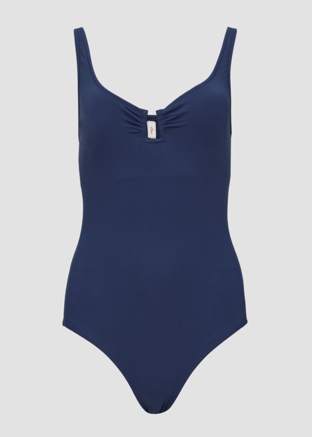 Badeanzug mit trendigem Ausschnitt