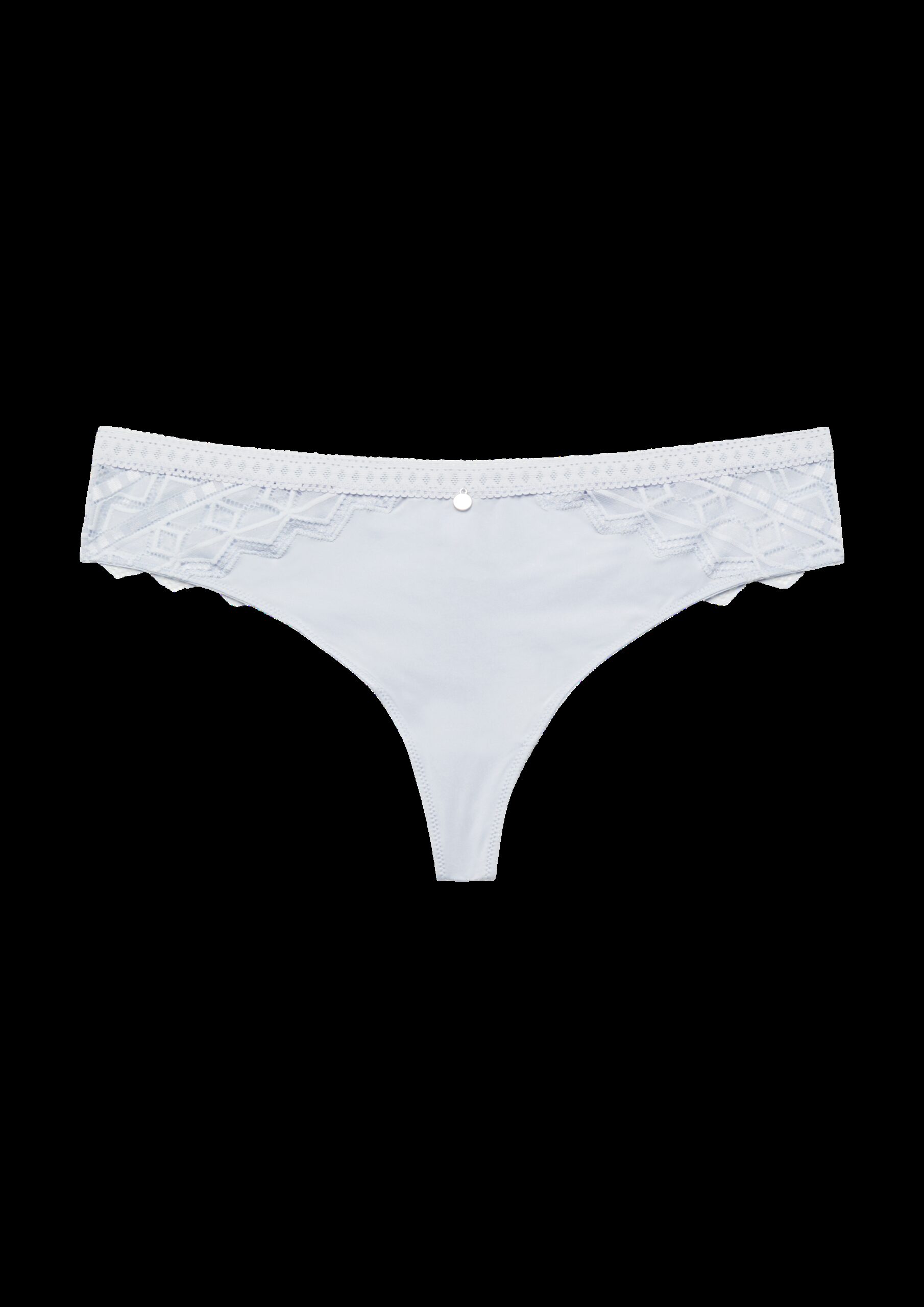 String mit Spitzen-Detail