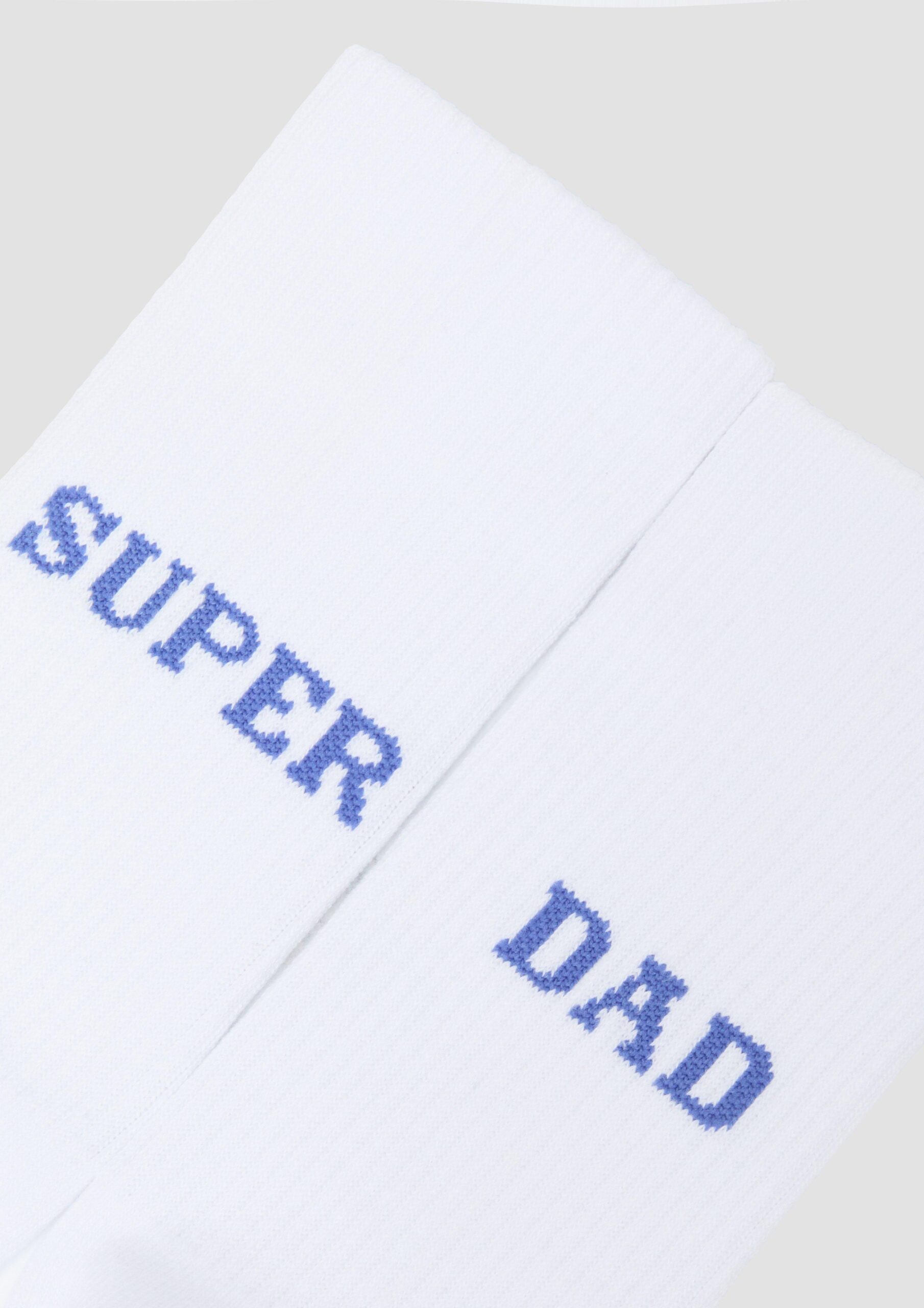 Socken mit Schriftzug