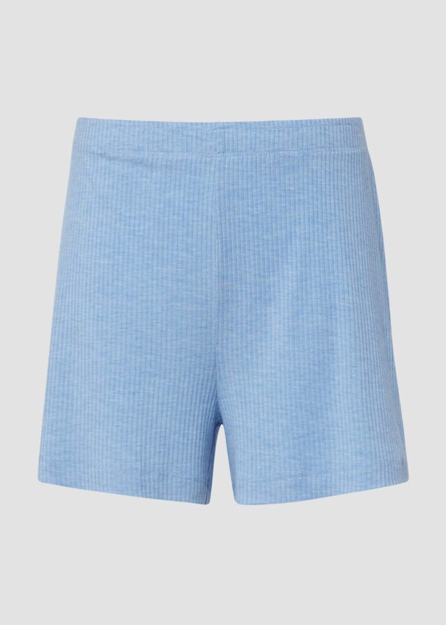 Pyjama-Shorts aus Modalmix mit Rippstruktur