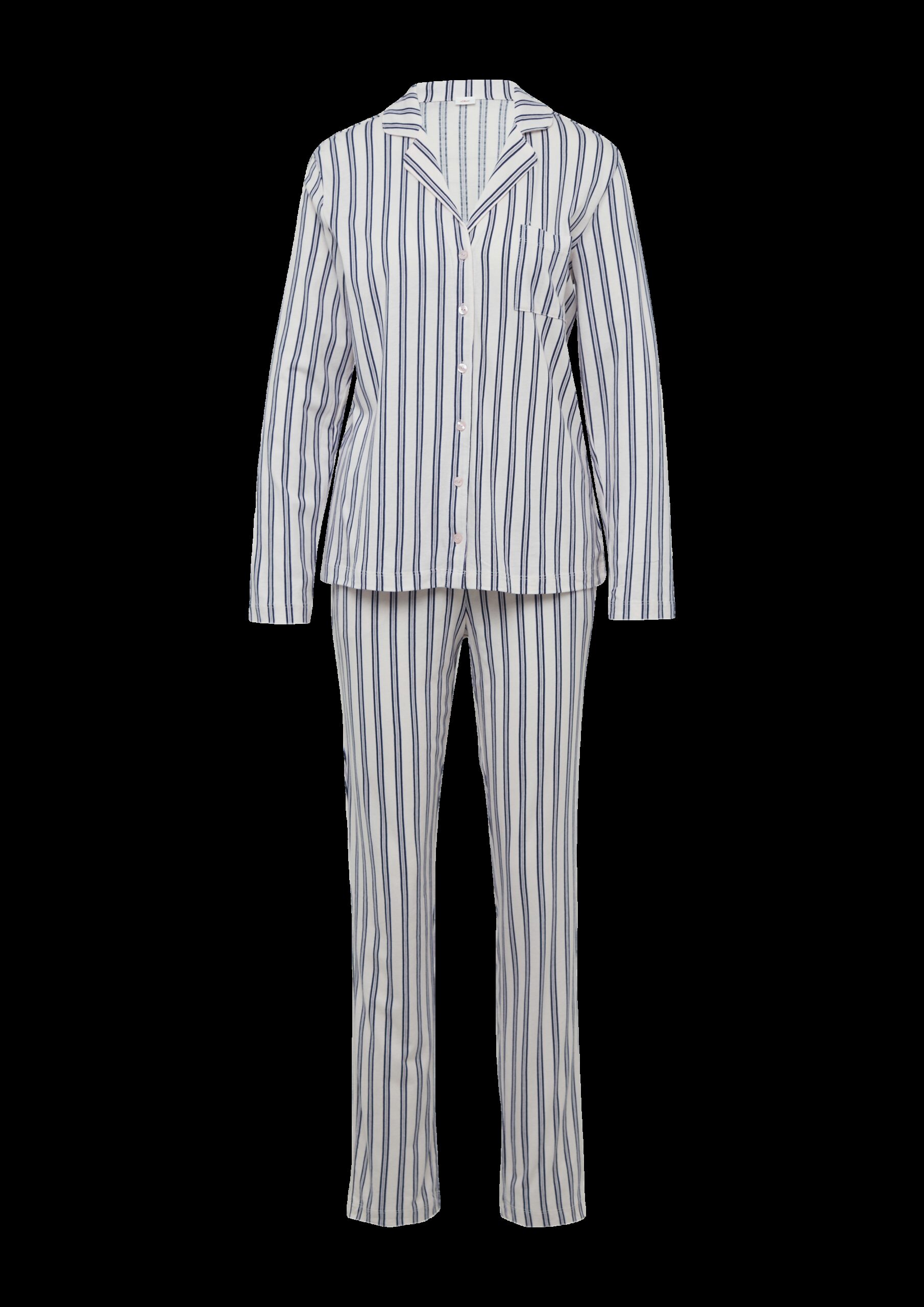 Klassischer Pyjama mit Streifen