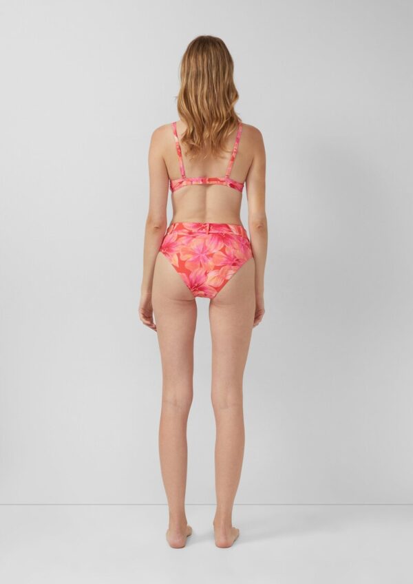 Push-up Bikinitop mit All-over-Print