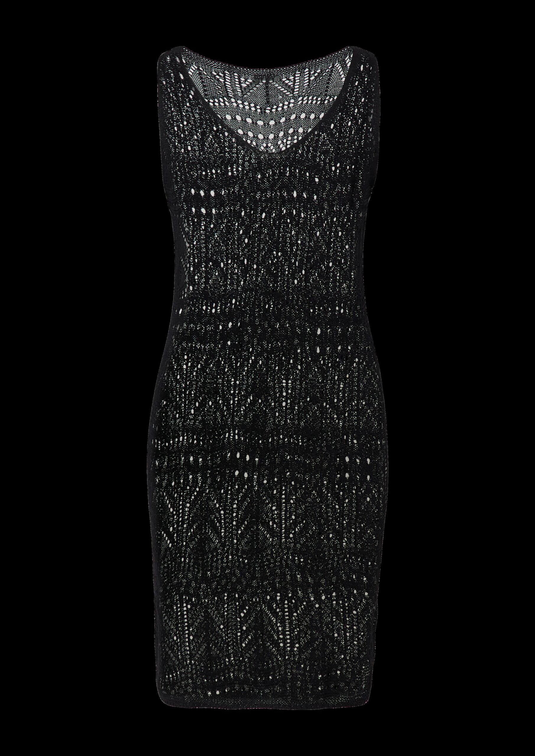 Strand-Kleid aus Ajour-Strick