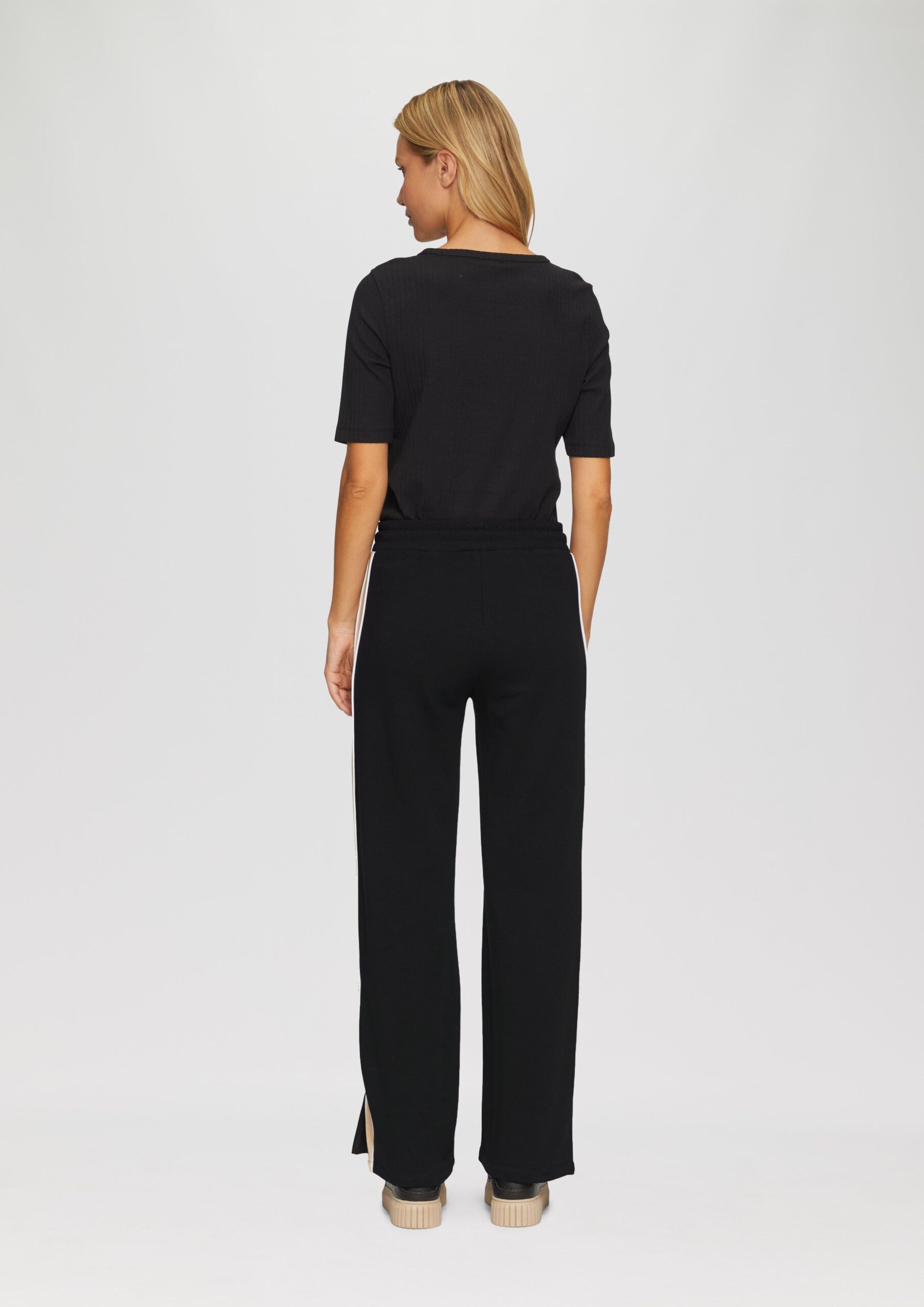 Sweathose mit Streifen-Detail