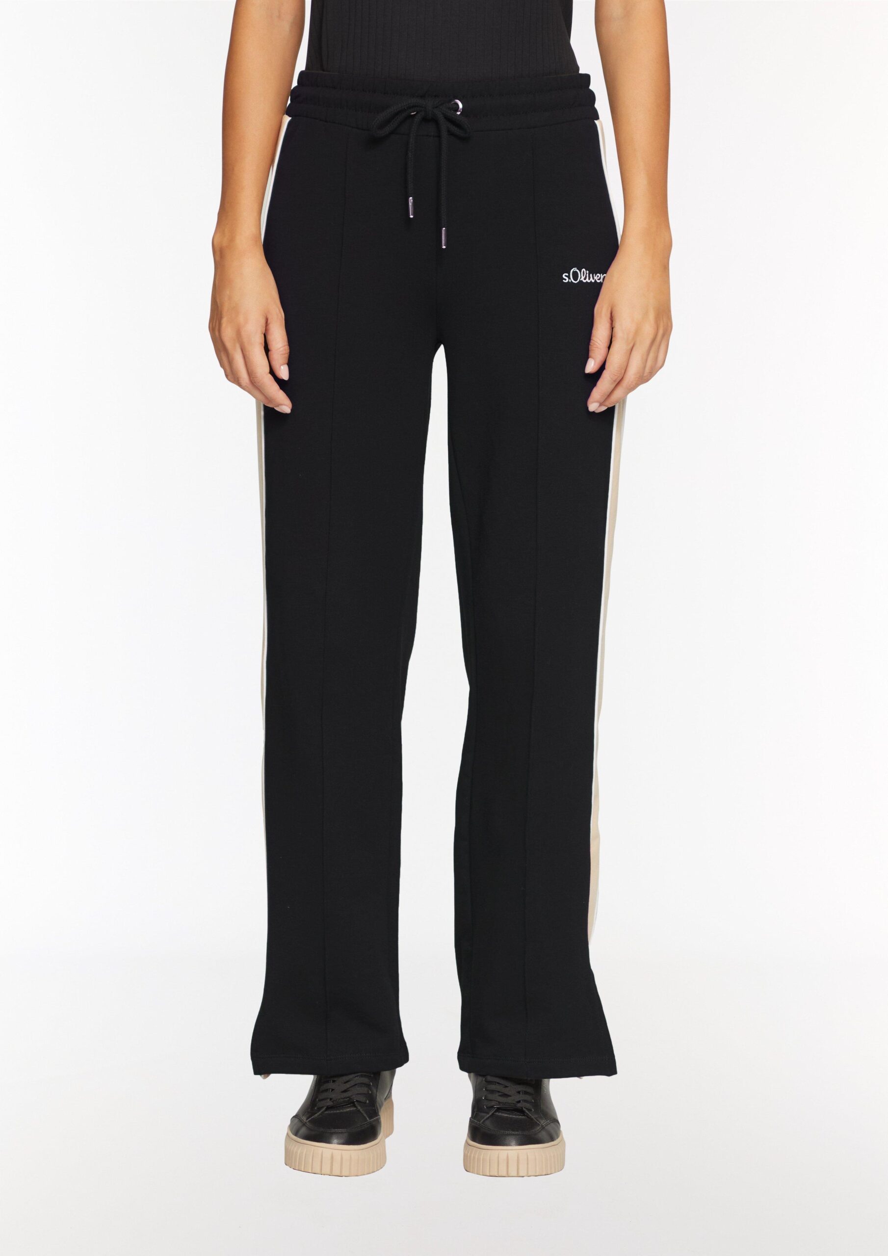 Sweathose mit Streifen-Detail