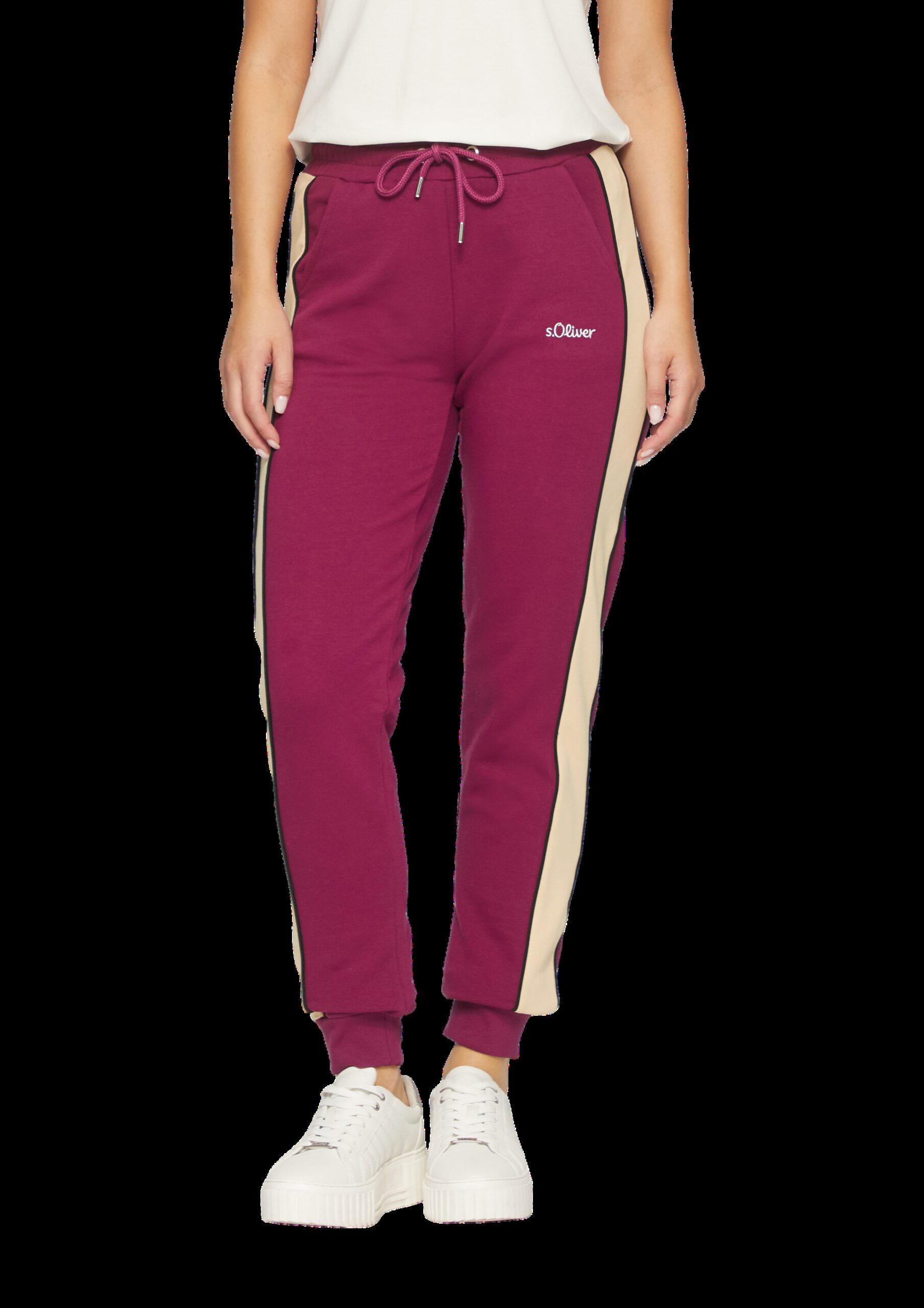Sweathose mit Streifen-Detail