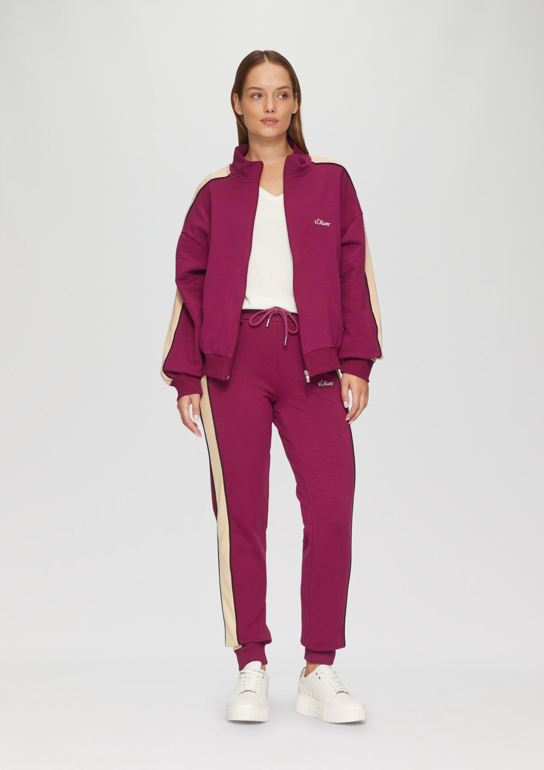 Sweathose mit Streifen-Detail