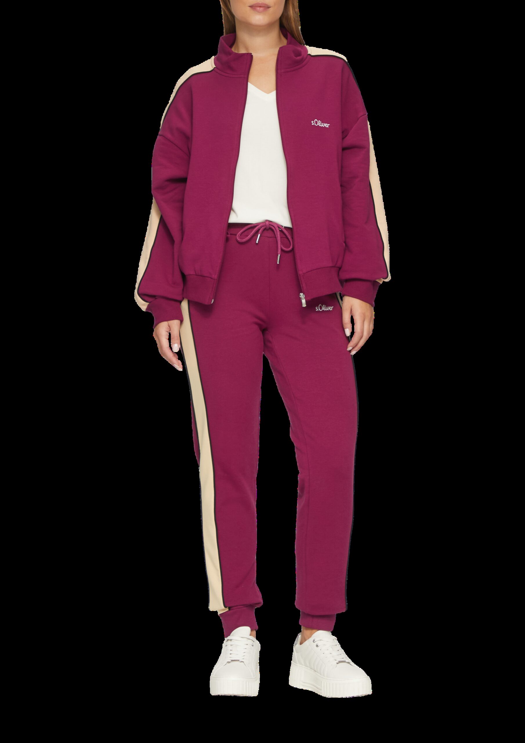 Sweathose mit Streifen-Detail