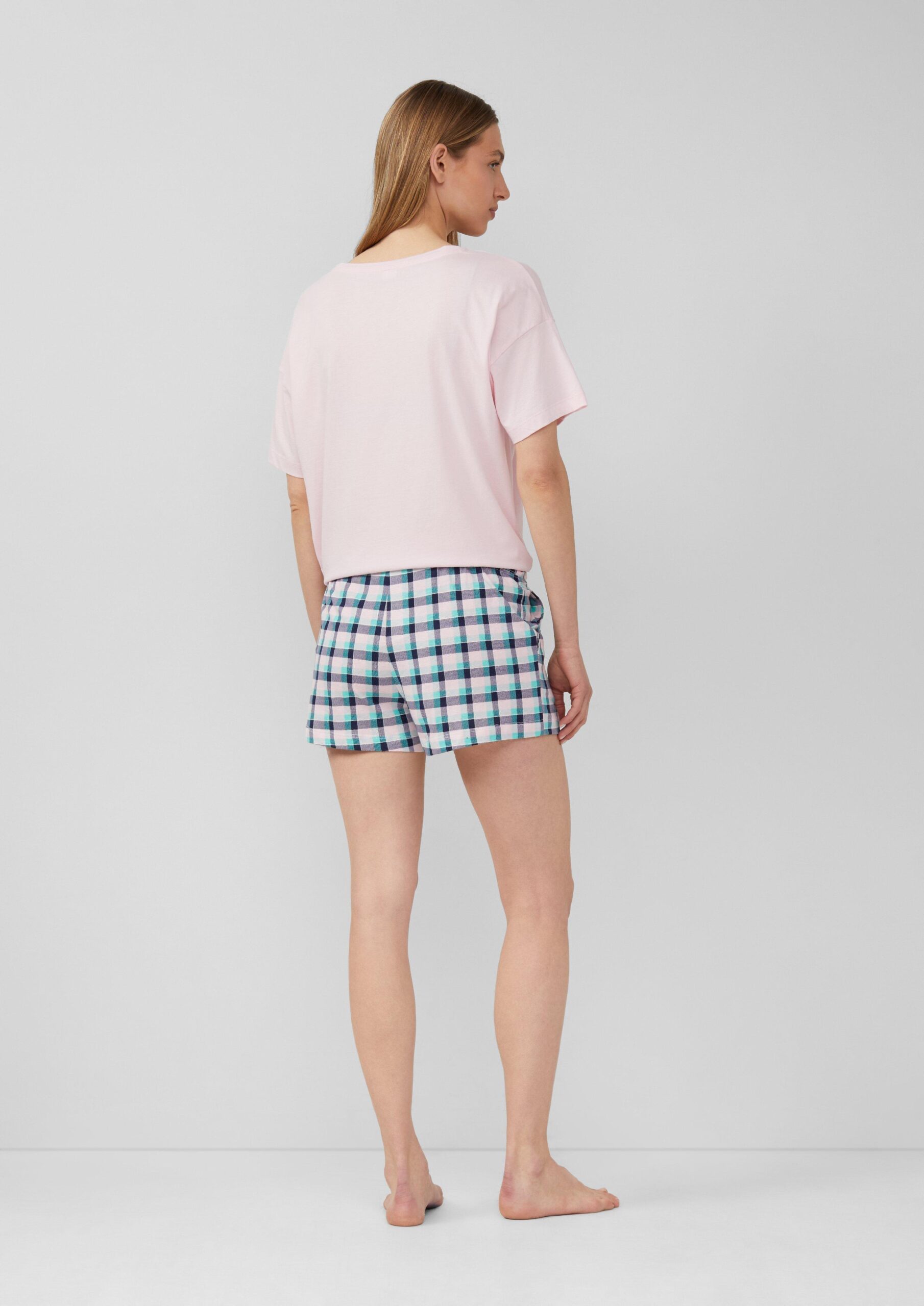 Schlafshorts mit All-over-Print