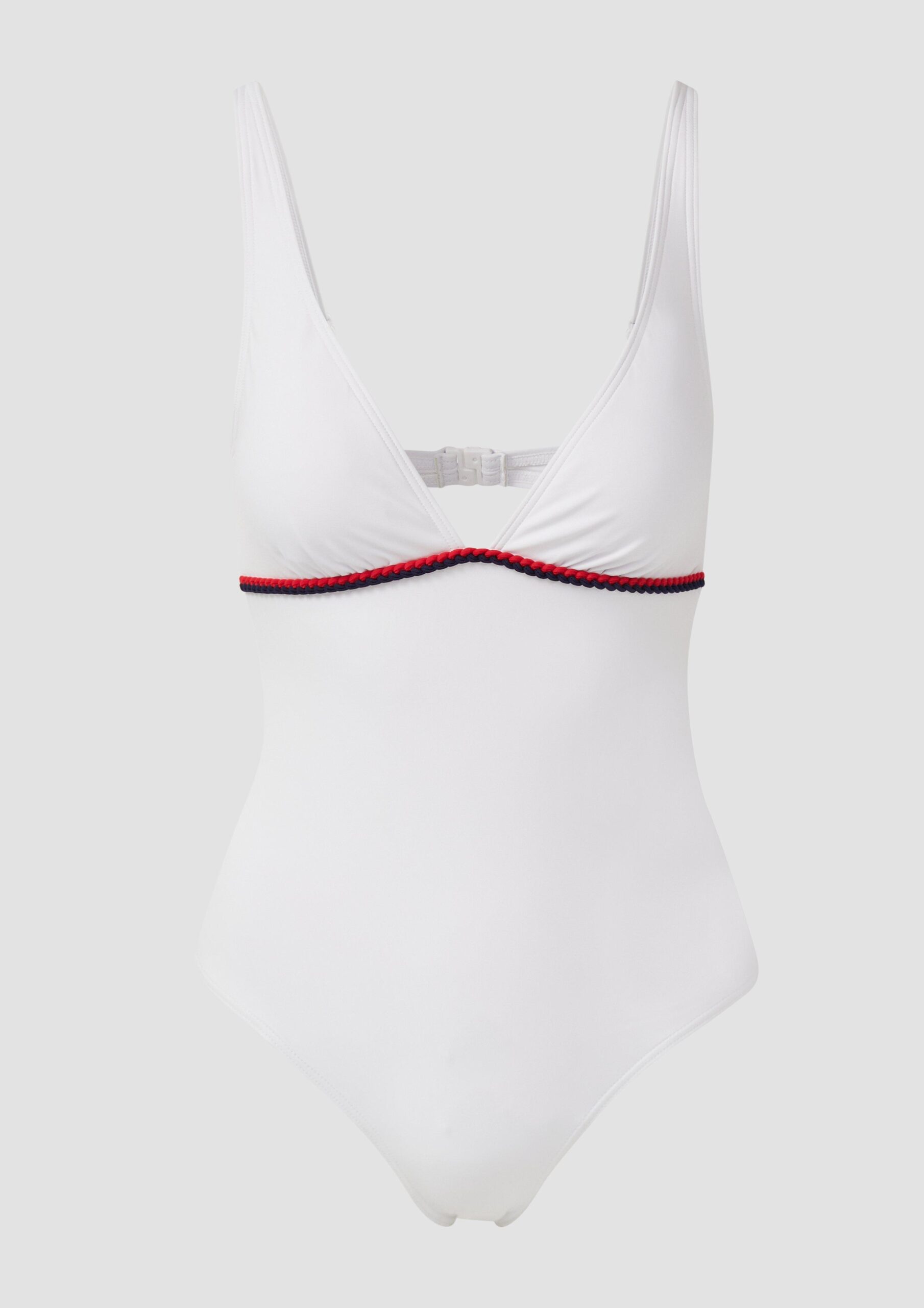 Badeanzug mit Zierborte und Cut Out