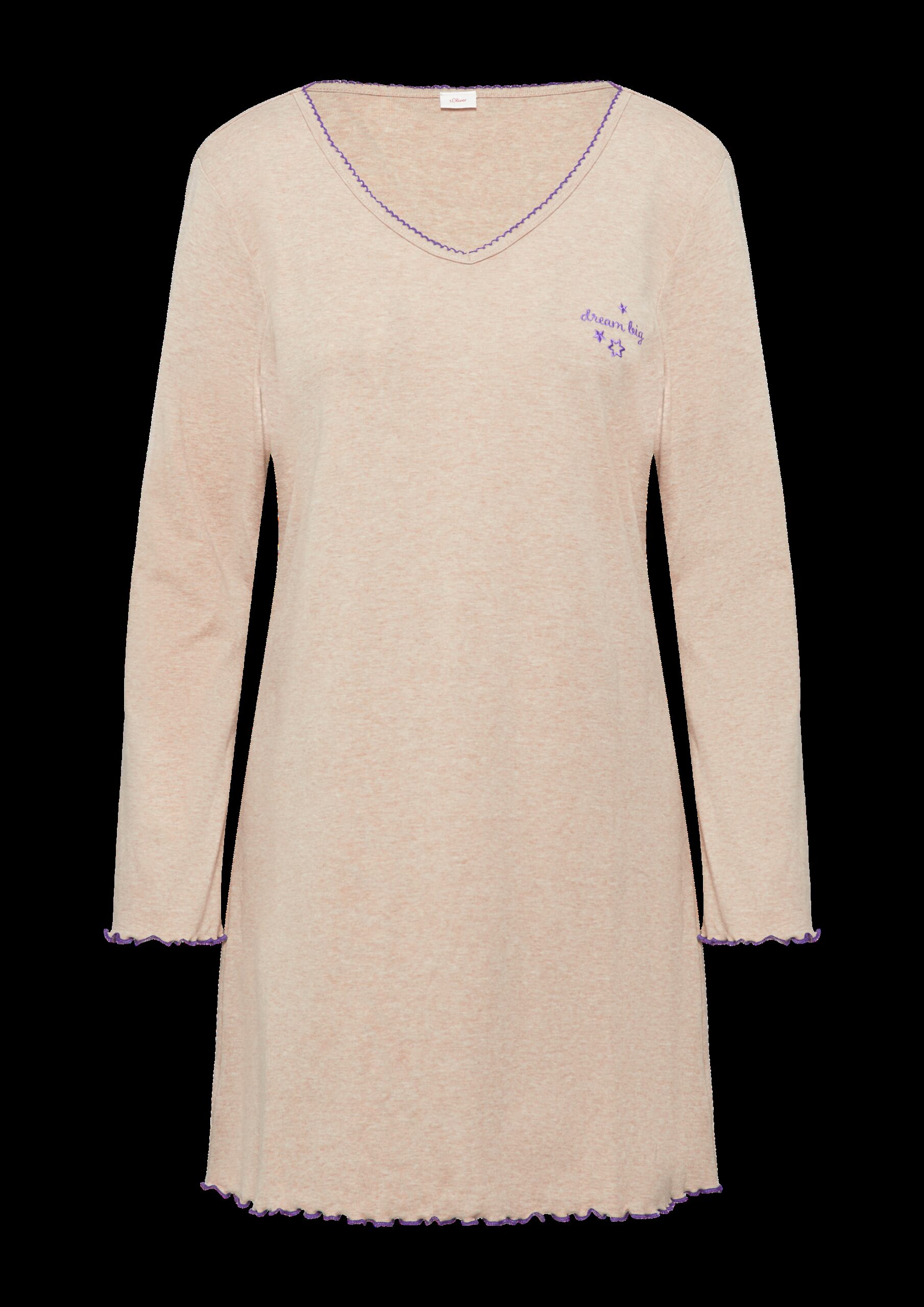 Nachthemd mit V-Ausschnitt