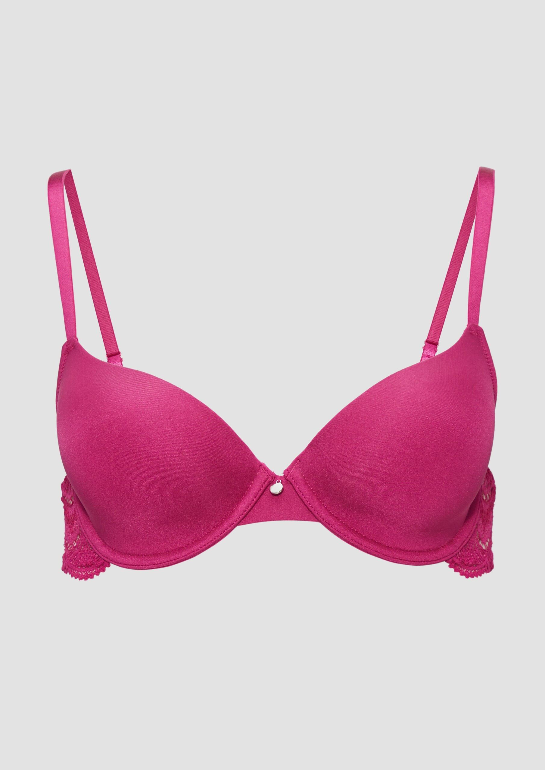 Leicht wattierter BH mit Spitzen-Detail