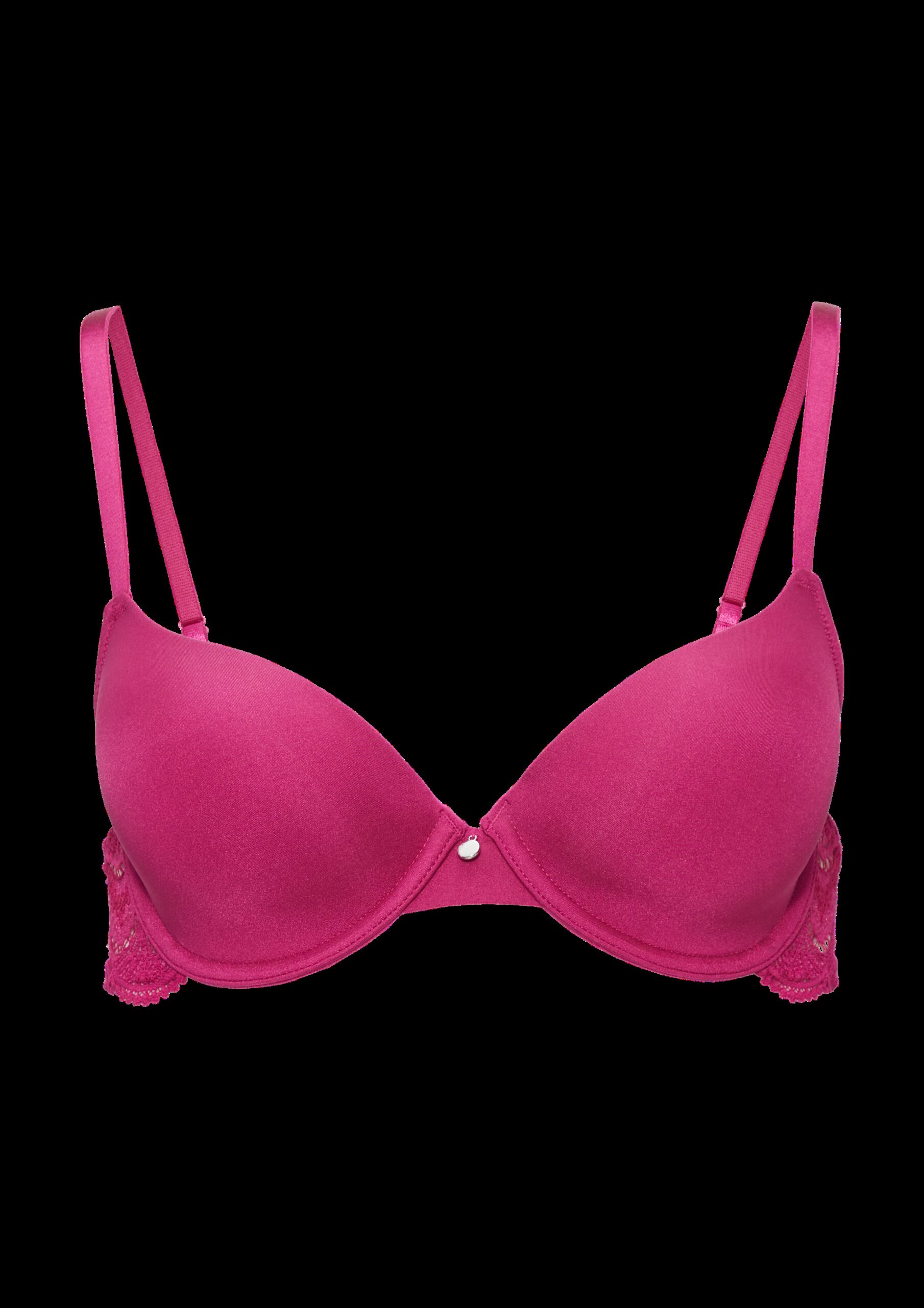 Leicht wattierter BH mit Spitzen-Detail