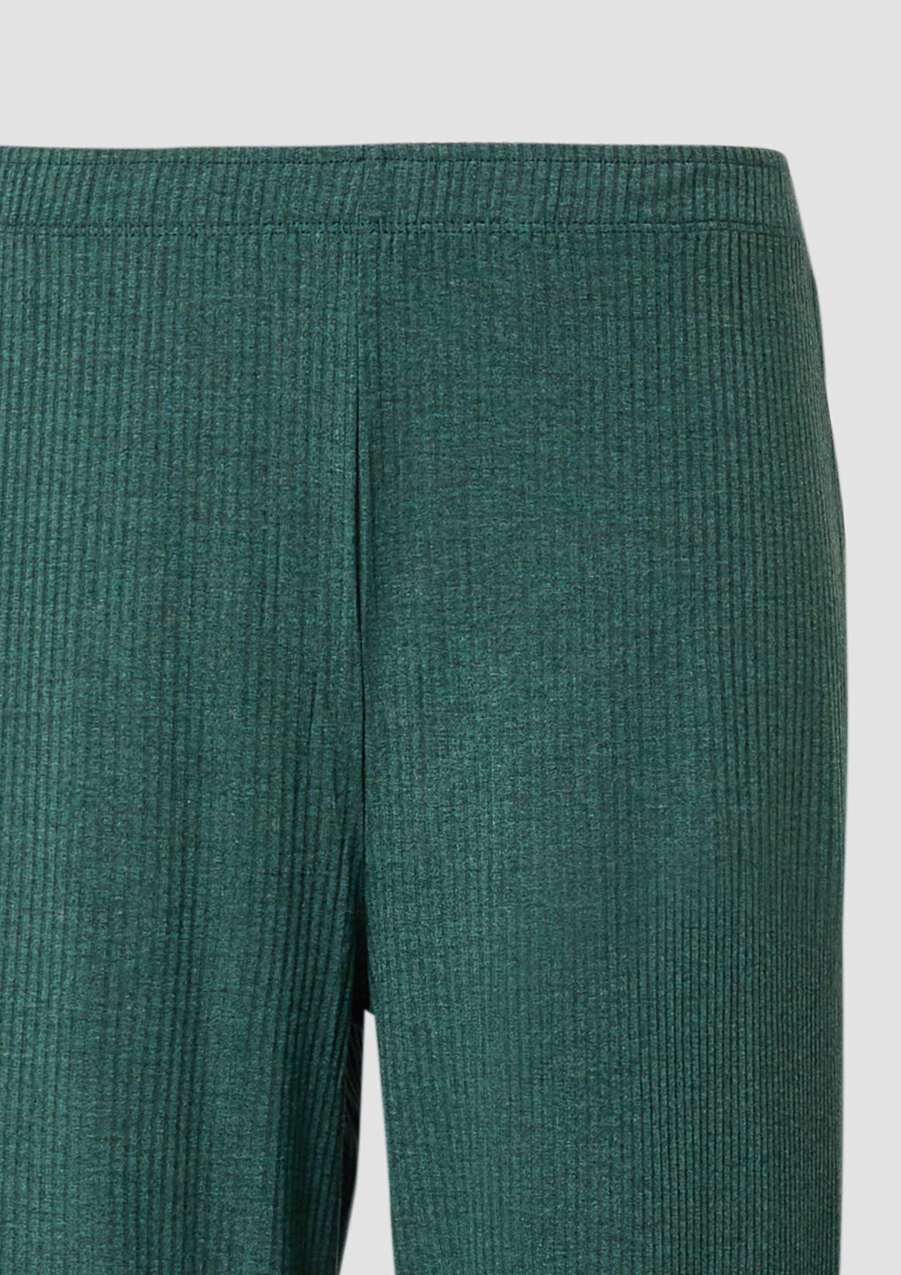 Pyjama-Hose mit Gummibundzug und weitem Bein