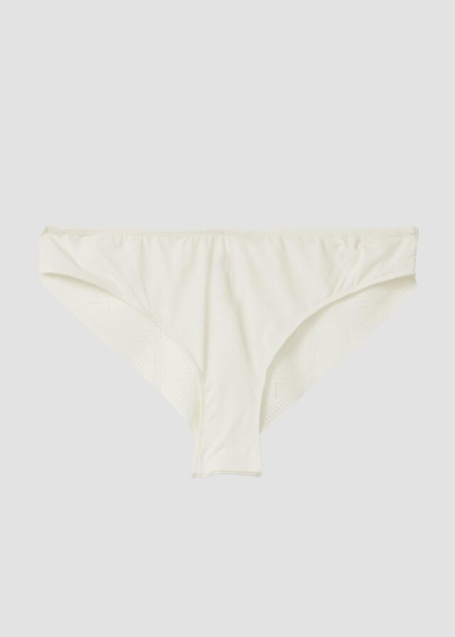 Slip aus Microtouch-Material mit Netzeinsatz auf der Rückseite