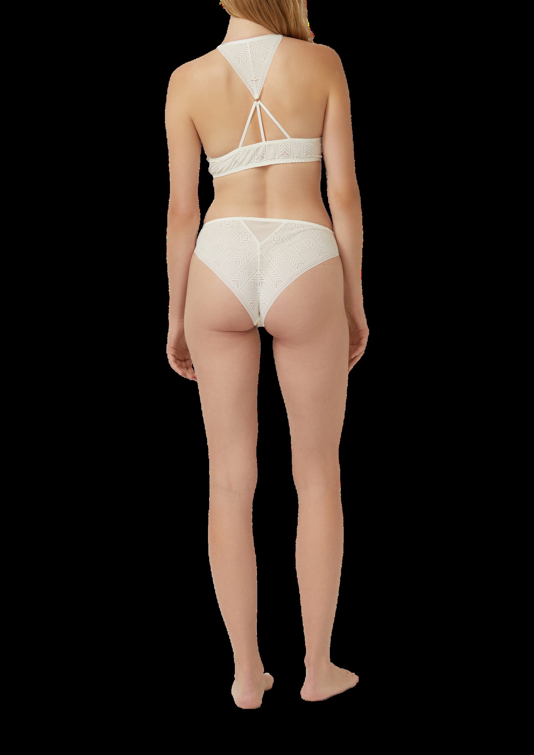 Slip aus Microtouch-Material mit Netzeinsatz auf der Rückseite